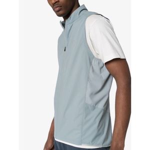 Arc’Teryx Incendo Aeroscene Blue Grey Zip Up Lightweight Windbreaker Vest Large